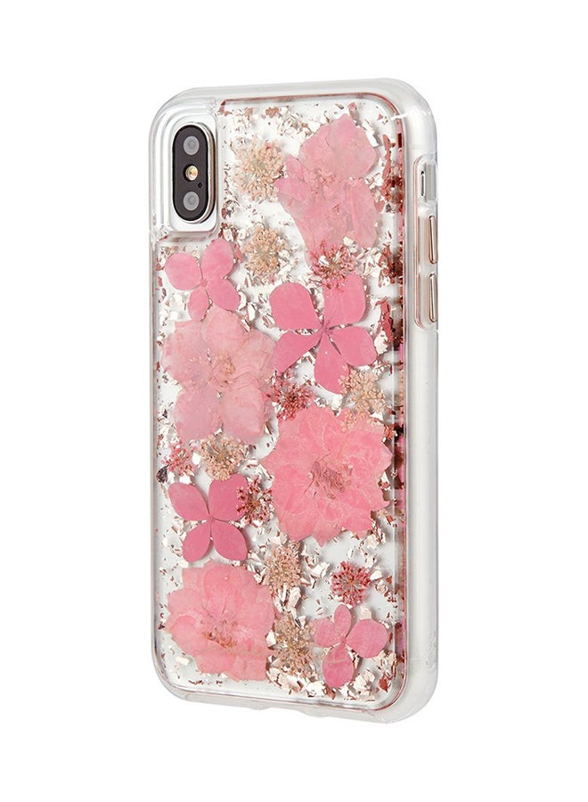 كايس مايت غطاء حماية من تشكيلة كارات بيتلز لهاتف أبل آيفون XS/ ‏X وردي - Image 3