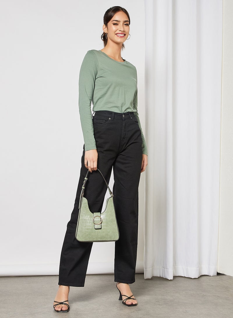 SELECTED FEMME - High Waist Jeans Black - Image 1