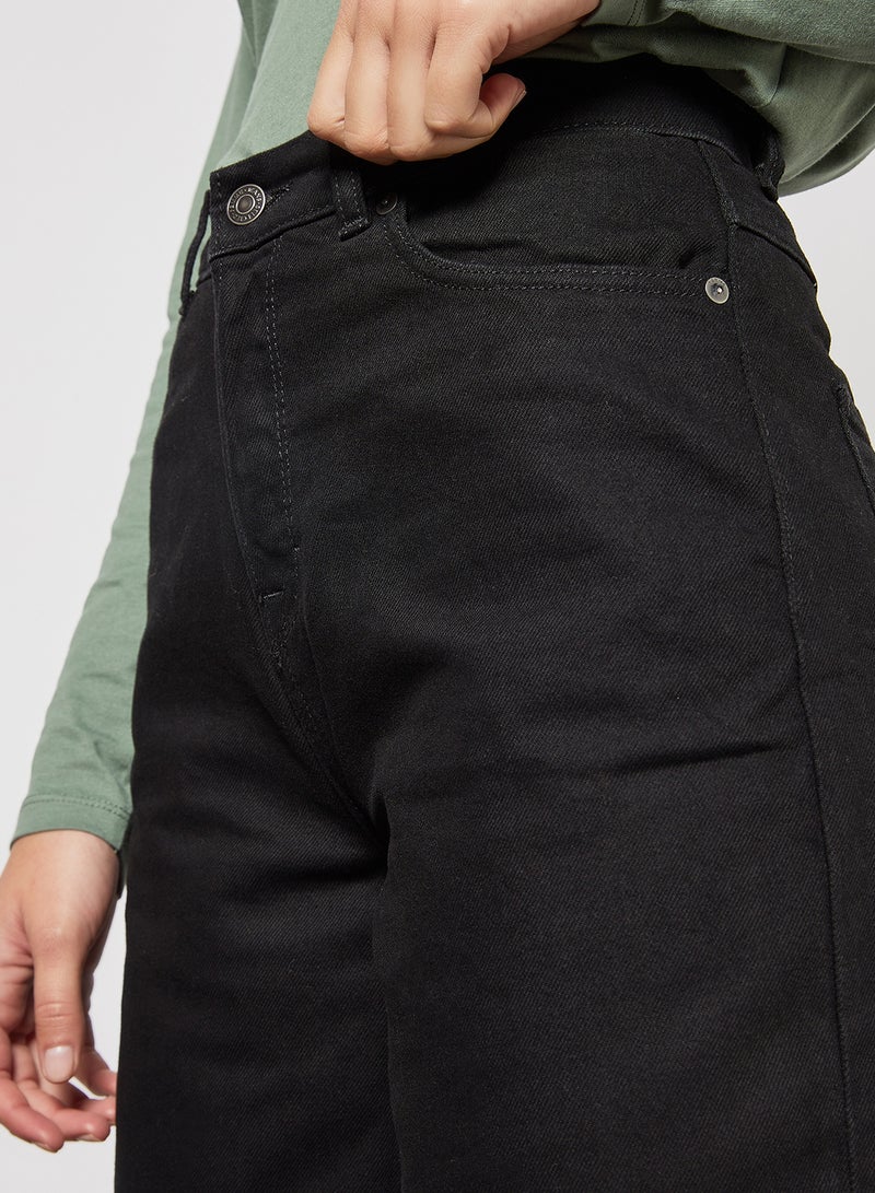 SELECTED FEMME - High Waist Jeans Black - Image 1