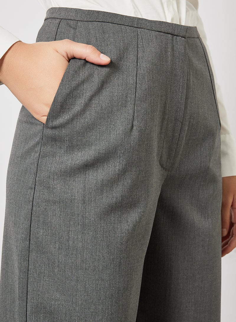 SELECTED FEMME - High Waist Pants Grey - Image 1