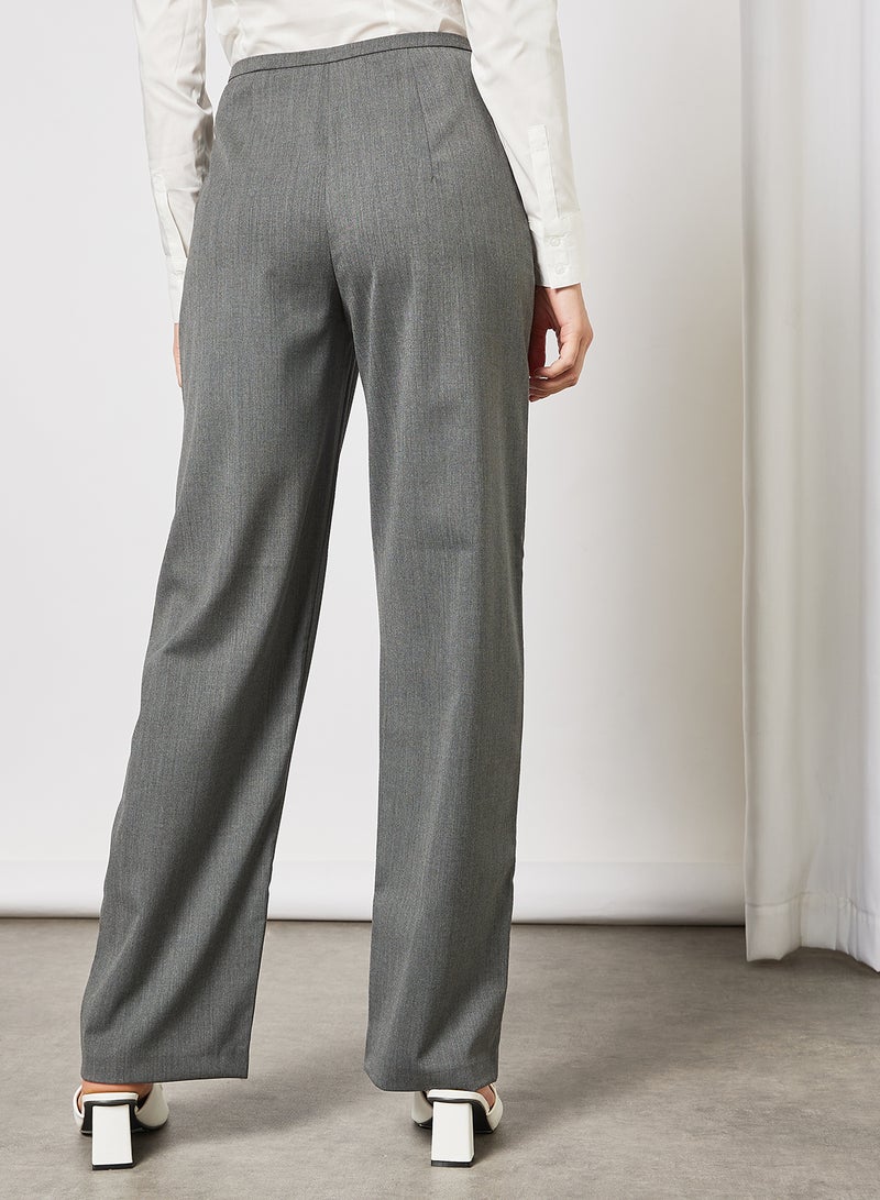 SELECTED FEMME - High Waist Pants Grey - Image 1