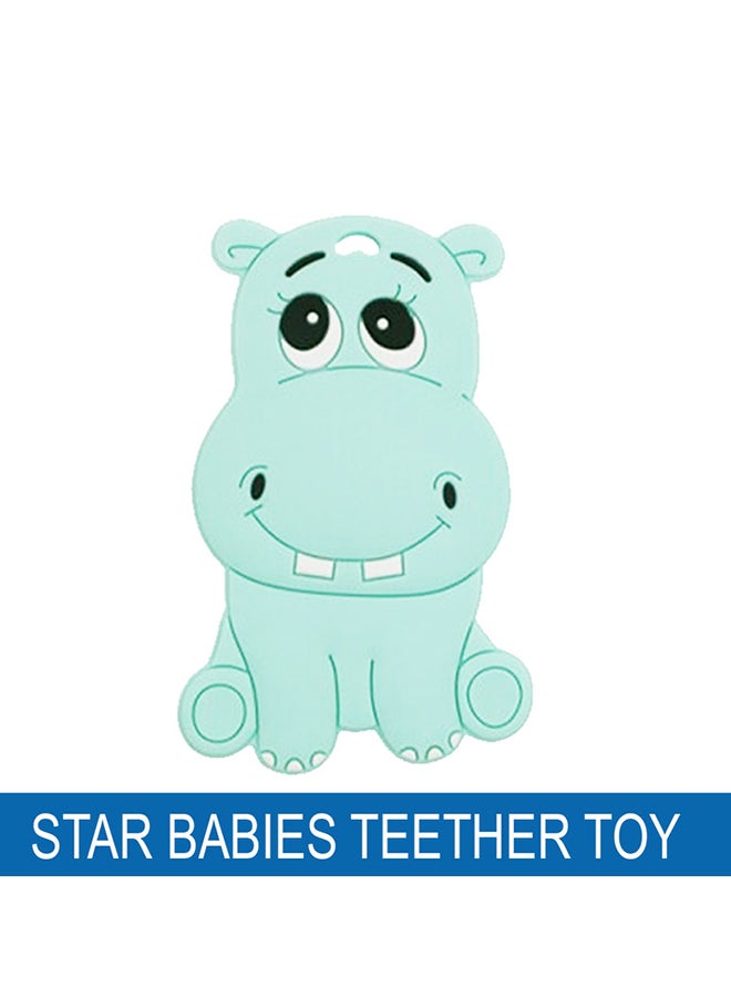 STAR BABiES Hippo Themed Baby Teether - Image 2