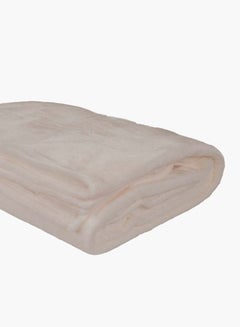 Home Box Premium Quality Long Lasting Super Soft Easy Care Foldable Light Weight Washable Fluffie Lavish Mirco Flannel King Size Blanket Polyester Beige 274x240cm  - Image 4
