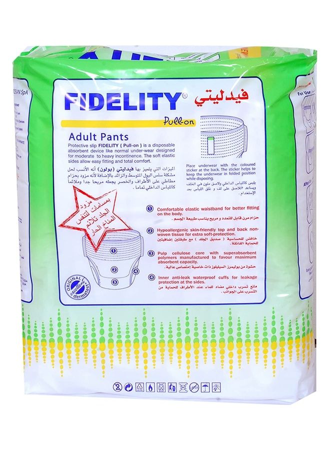 FIDELITY - Pack Of 10 Adult Pull-On Pants, Large - Image 1