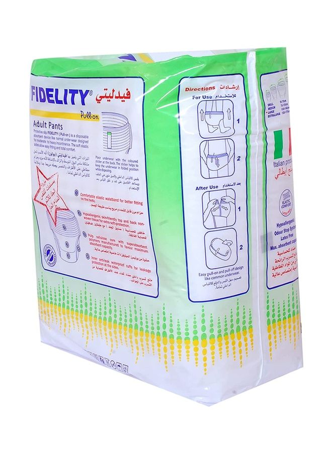 FIDELITY - Pack Of 10 Adult Pull-On Pants, Large - Image 1