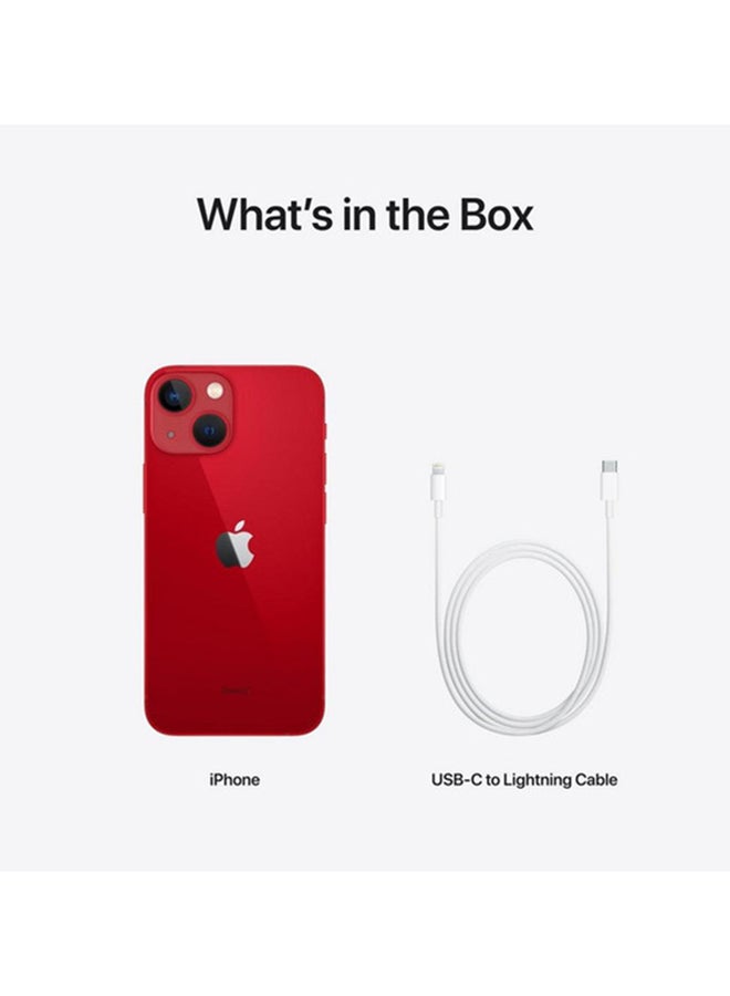 Apple - iPhone 13 Mini 512GB (Product) Red 5G With FaceTime - KSA Version - Image 1