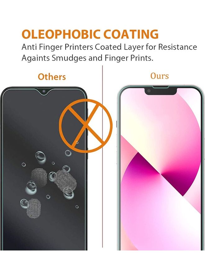 1- Peace iPhone 14/13/13 Pro Tempered Glass Screen Protector Clear