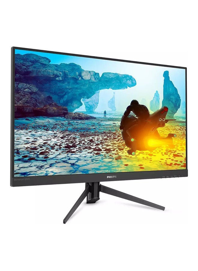 فيليبس شاشة LCD مقاس 27 بوصة بدقة QHD وزخم أسود/ كروم داكن - Image 2