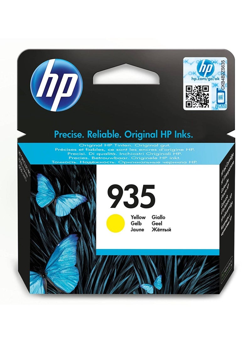 HP - Original Ink Cartridge C2P22AE Yellow - Image 1