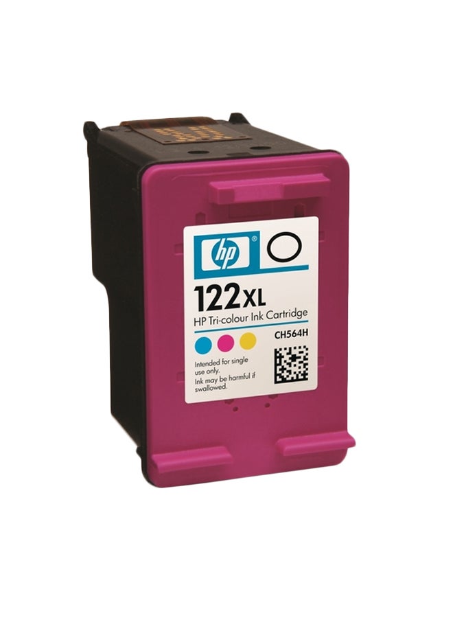 HP 122XL High Yield Tri-color Original Ink Cartridge CH564HE Magenta/Yellow/Cyan - Image 1