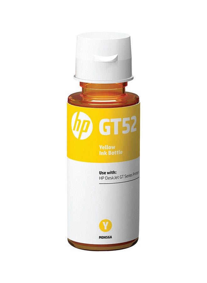 إتش بي حبر أصلي GT52 للخراطيش أصفر  - Image 2