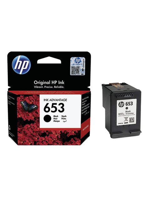 653 Original Ink Cartridge 3YM75AE Black Black