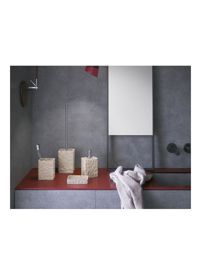 Gedy Simple Brush Holder Beige 1418grams - Image 3