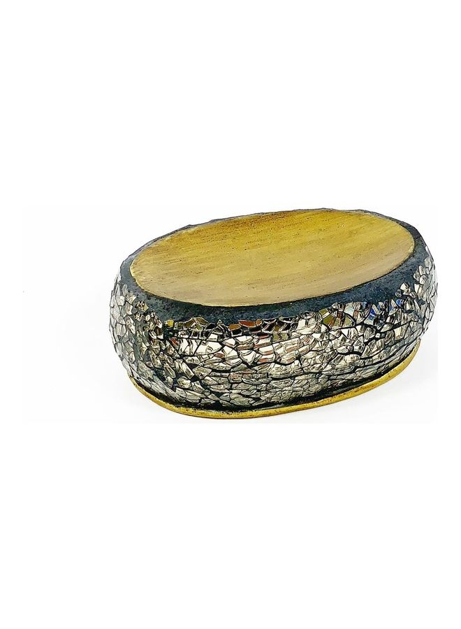 Gedy Myosotis Soap Holder Gold 405grams - Image 1