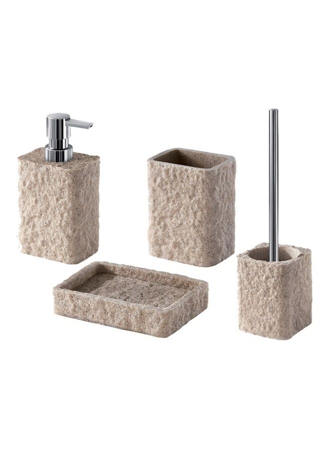 Gedy Simple Brush Holder Beige 1418grams - Image 2