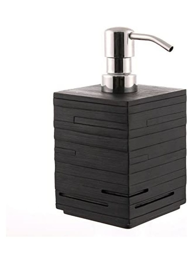 Gedy Simple Quadrotto Soap Dispenser Black 405grams - Image 1