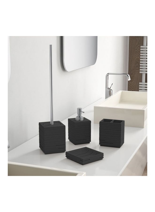 Gedy Simple Quadrotto Soap Dispenser Black 405grams - Image 2