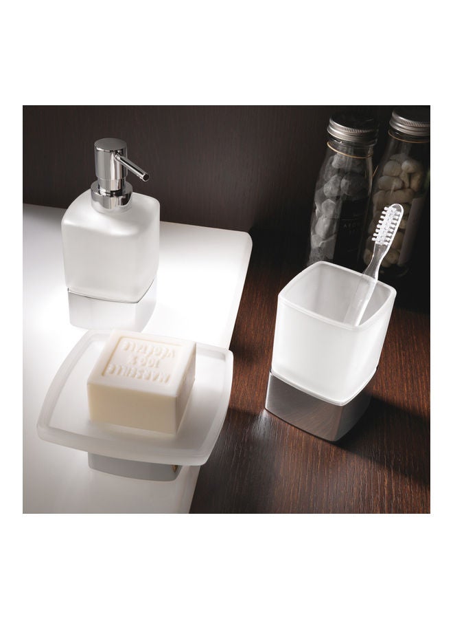 Gedy Chromed Soap Holder Lounge Clear 429grams - Image 3