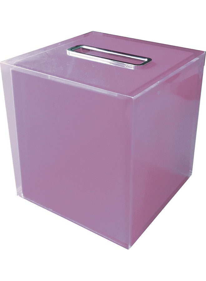 Gedy Simple Square Tissue Box Purple 775grams - Image 1