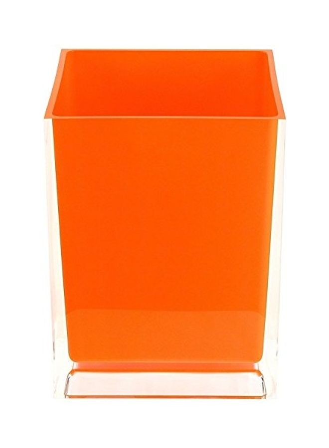 Gedy Simple Waste Basket for Bathroom Orange 1793grams - Image 1