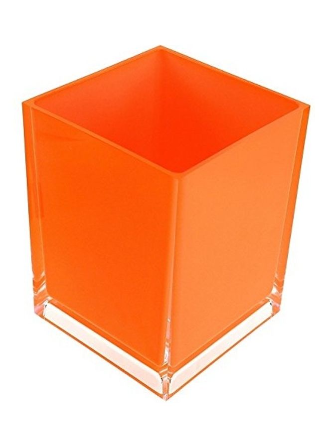 Gedy Simple Waste Basket for Bathroom Orange 1793grams - Image 2