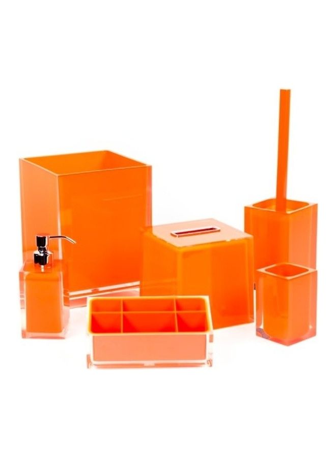 Gedy Simple Waste Basket for Bathroom Orange 1793grams - Image 3