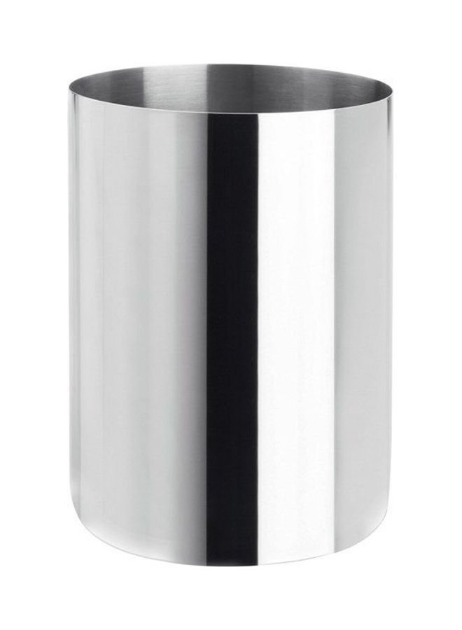 Gedy Waste Basket for Bathroom Silver 816grams - Image 1