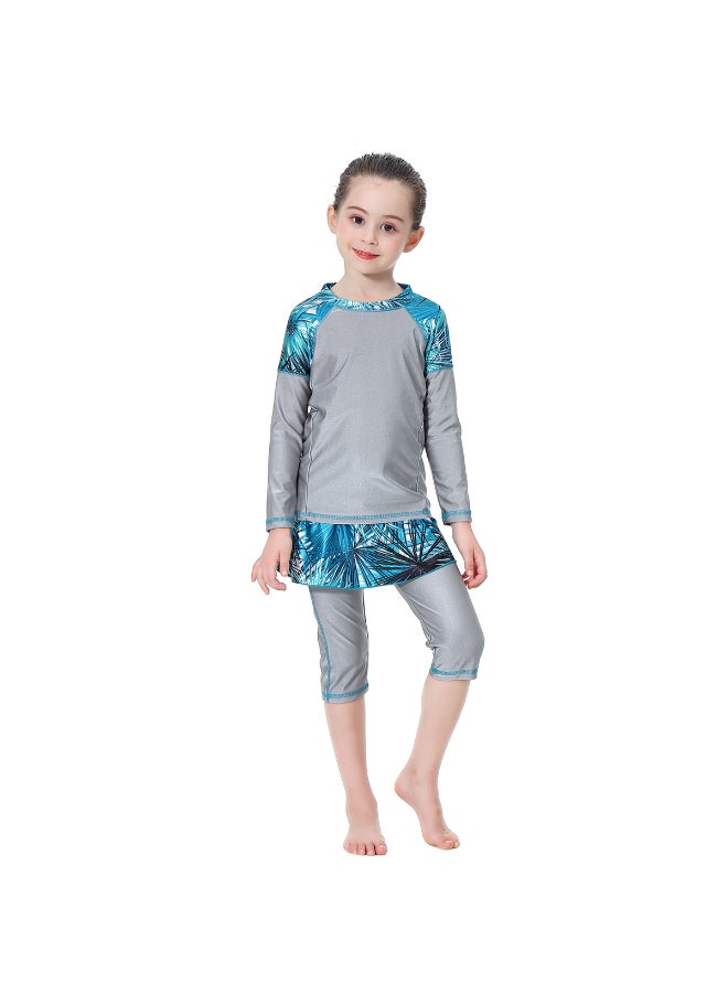 هانيميدو طقم ملابس سباحة مكون من 3 قطع بنمط كتل الألوان - Image 2