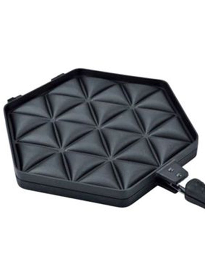 ديسيني مقلاة مزدوجة بتصميم مثلثات أسود 36سم - Image 3