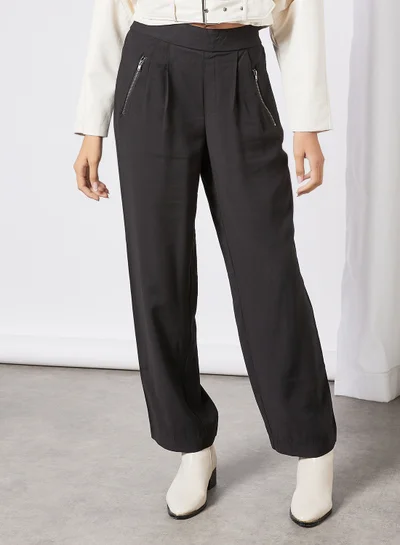 Jacqueline de Yong Wide Leg Pants Black