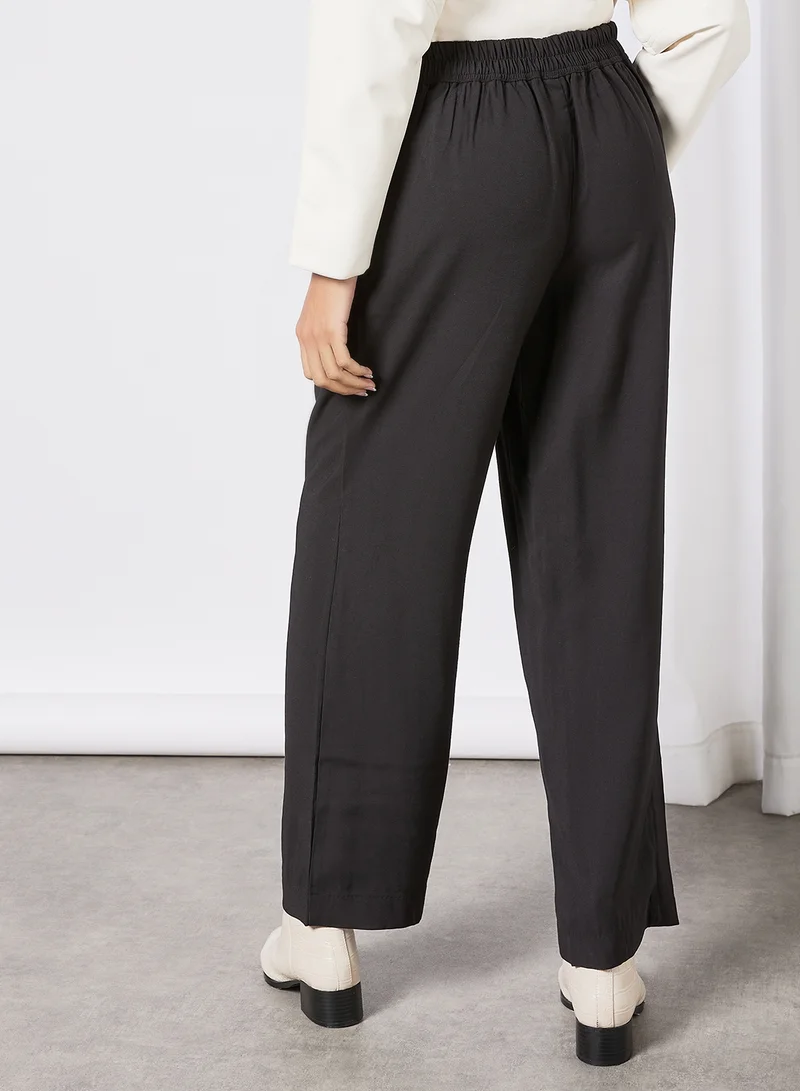 Jacqueline de Yong Wide Leg Pants Black