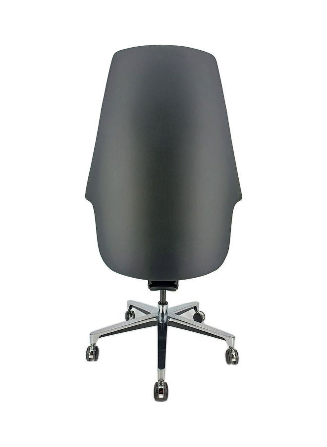 Neo Front Neo Front High Back Chair Black Original Leather Black 125x60x70cm  - Image 4