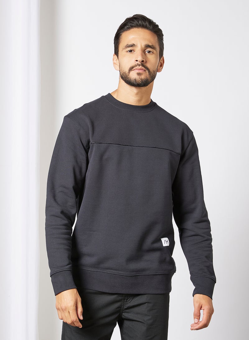 Selected Homme - Crew Neck Sweatshirt Black - Image 1