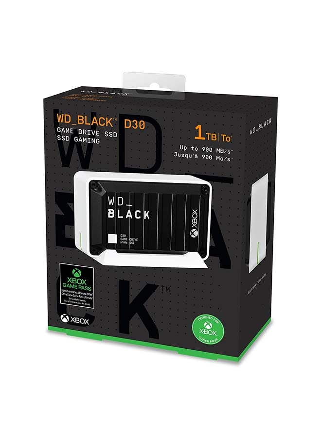 دبليو دي محرك أقراص SSD وسترن ديجيتال بلاك D30 لمنصة الألعاب إكس بوكس 1.0 TB  - Image 3