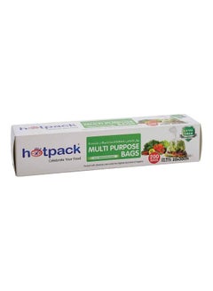 Hotpack 200-Pieces Oxo Biodegradable Multipurpose Bag Clear 20x30cm  - Image 2