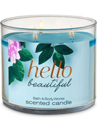 Hello Beautiful 3-Wick Candle Blue - v1635843097/N51674227A_2