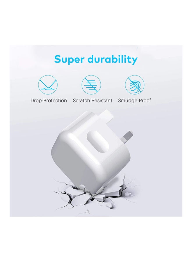 بلاك تايجر شاحن منزلي جداري مدخل تايب سي للايفون أبيض - Image 3