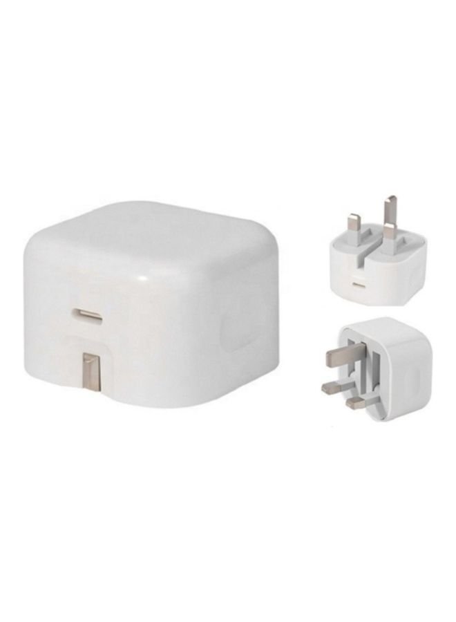 بلاك تايجر شاحن منزلي جداري مدخل تايب سي للايفون أبيض - Image 5