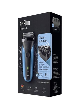 Series 3 310s Rechargeable Wet&Dry Electric Shaver Blue/Black - v1635844125/N11920687A_1
