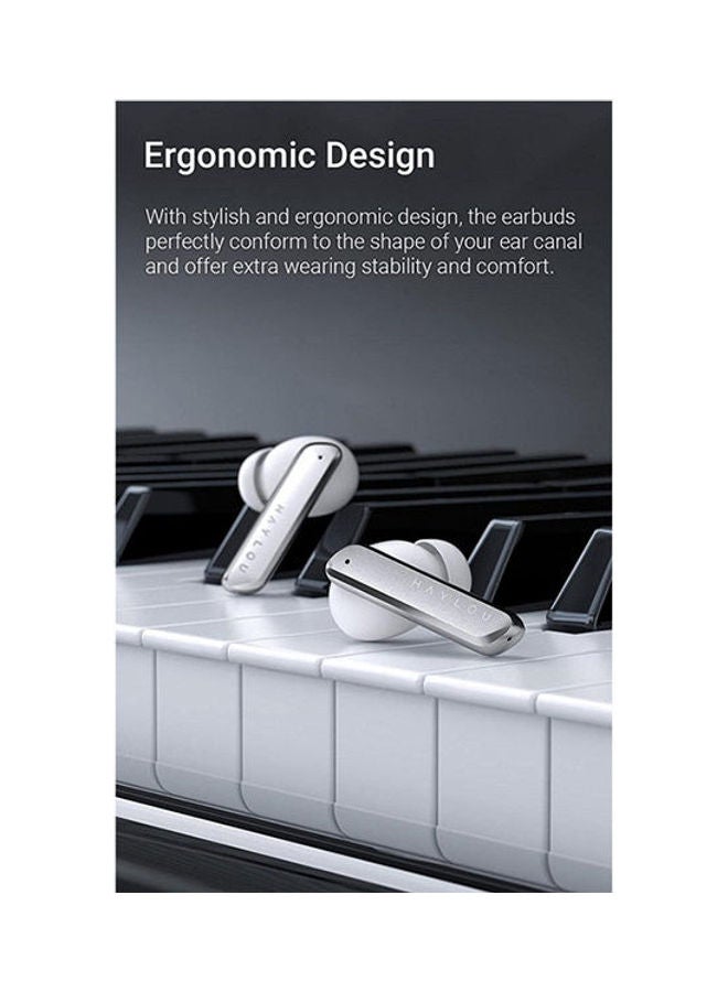 Haylou W1 Earbuds Silver - Image 4