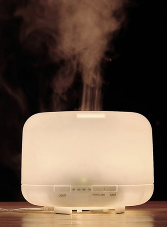 Amal - Aroma Diffuser, 4-In-1 Essential Oil Diffuser Aromatherapy Humidifier Quiet Air Vaporizer with 7 Lights White 125 x165 mmcm - Image 1