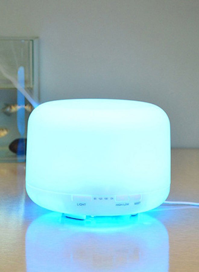 Amal - Aroma Diffuser, 4-In-1 Essential Oil Diffuser Aromatherapy Humidifier Quiet Air Vaporizer with 7 Lights White 125 x165 mmcm - Image 1