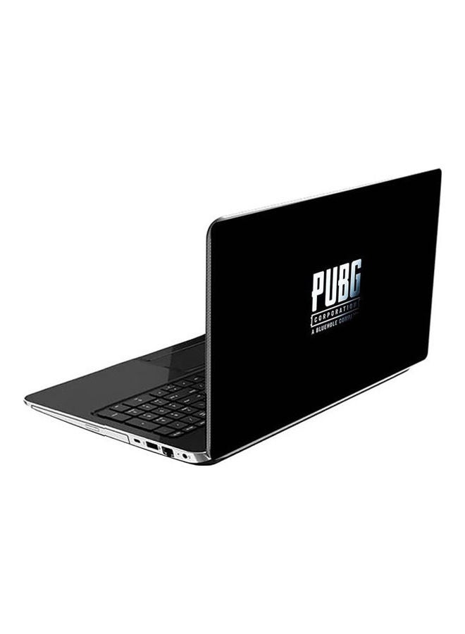 Zigzag Printed Laptop Skin For Laptops-350 Black/White