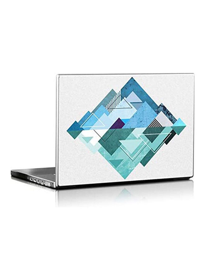 Zigzag Umbriel Design Matte Laptop Skin Multicolour