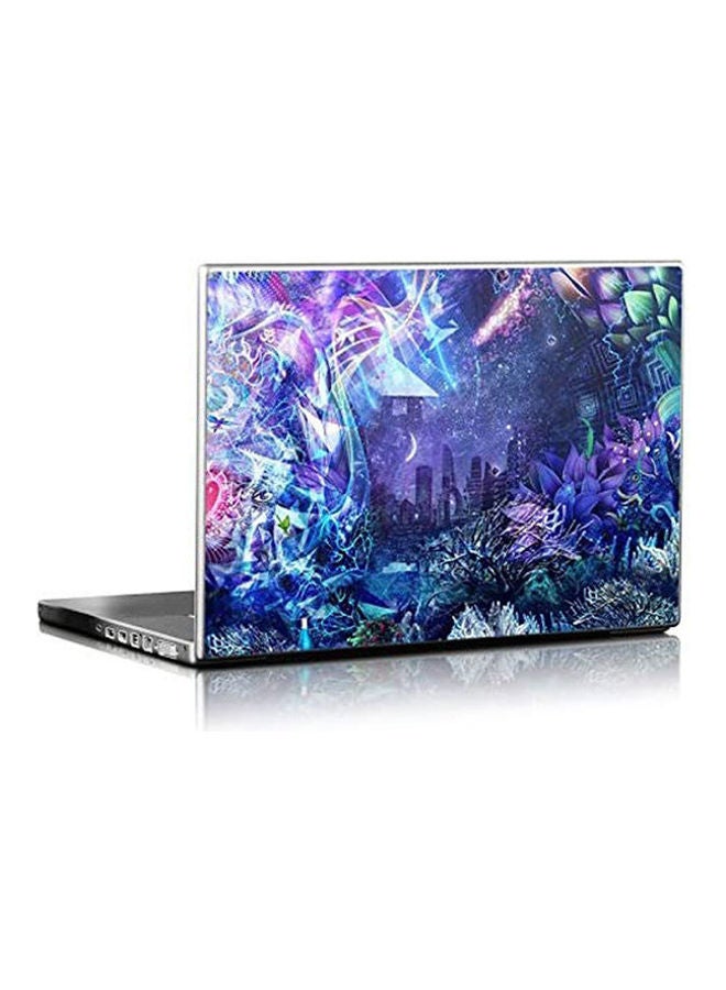 Zigzag Transcension Design Installable Laptop Skin Multicolour