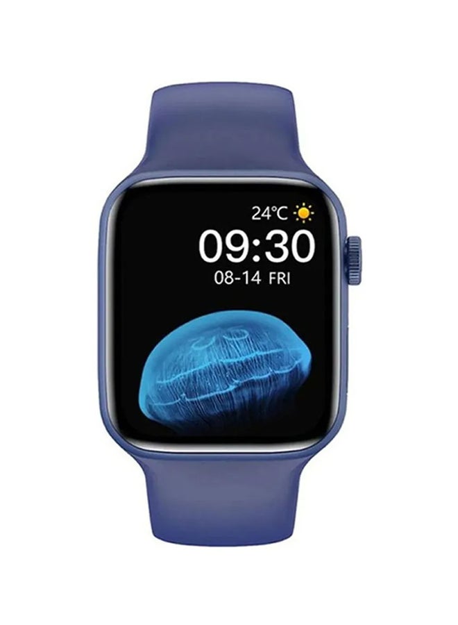 BSNL - 180 mAh HW22 1.75-inch Full Screen Series 6 Smart Watch With Space Aluminum Case Blue - Image 1