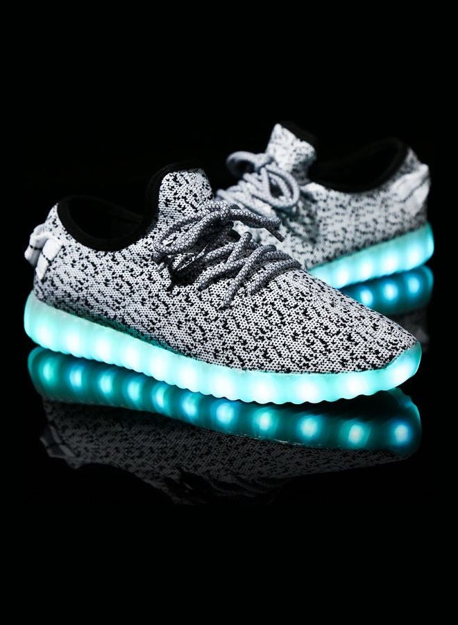 Generic Kids Flying Coconut Lamp Low Top Sneakers Grey/Black  - Image 2