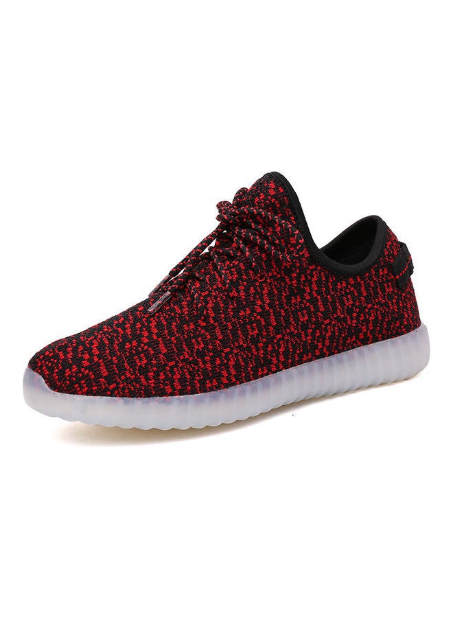 Generic Kids Flying Coconut Lamp Low Top Sneakers Black/Red  - Image 1