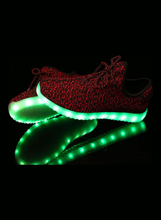 Generic Kids Flying Coconut Lamp Low Top Sneakers Black/Red  - Image 3