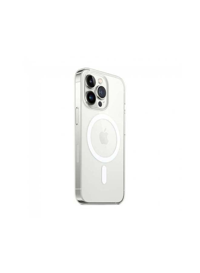 MARGOUN - Magnetic Case Wireless Magsafe Absorption Cover for iPhone 13 Pro Max Clear - Image 1